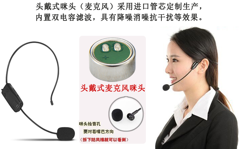 头戴式咪头（麦克风）应用案例